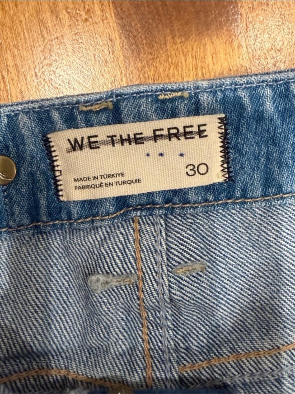 Free People Don't Wait Up Jeans Size 30 NWT - Picture 4 of 5
